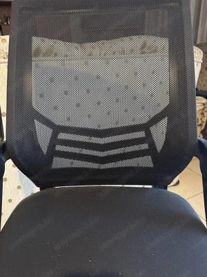 Fekete irodai forgó szék - kép 3