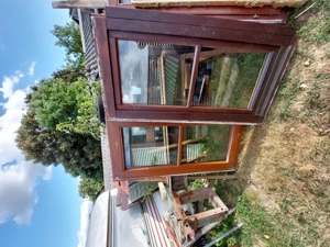 Egyben is 2 db fa hőszigetelt 2 réteg üveg bukó-nyiló sz;66 m;135 cm. osztott üveges ablak  Eladó es - kép 2