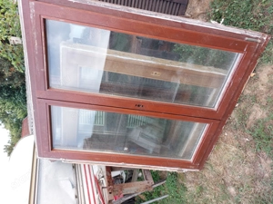 Fa 2 réteg üveg  1 db sz;118 m;138  hőszigetelt bukó-nyiló  kép szerinti állapot 45 ezer ft esetleg 