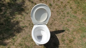 Cersanit WC csésze ülőkével eladó, hátsó kifolyású - kép 7