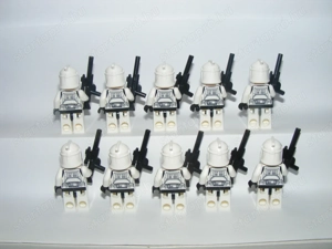 Lego Star Wars figurák Ep1. Clone Trooper klón katona figura 10db fegyver ÚJ - kép 2