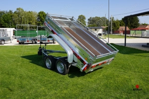 Új fékes SEBAL (1500 kg) billenő platós, kézipumpás utánfutó - kép 15