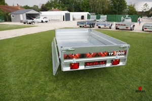 Új fékes SEBAL (2500 kg) billenő platós kézipumpás utánfutó - kép 7