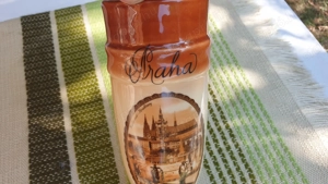 Sörös kupa dísztárgy eladó, prágai - kép 2