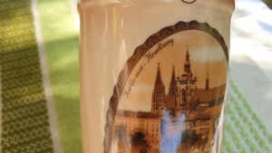 Sörös kupa dísztárgy eladó, prágai - kép 3