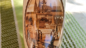 Sörös kupa dísztárgy eladó, prágai - kép 4