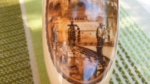 Sörös kupa dísztárgy eladó, prágai - kép 5