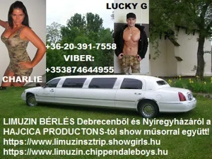 Táncoslány, chippendale Debrecen, Nyíregyháza környékén