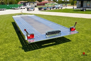 Új 3500kg-os autószállító utánfutó (570x209cm) most akciósan bruttó 3.190.000 Ft - kép 5