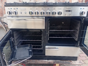 Angol tűzhely Rangemaster 6 égős gáztűzhely, 3 elektromos sütővel - kép 4