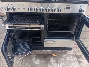 Angol tűzhely Rangemaster 6 égős gáztűzhely, 3 elektromos sütővel - kép 5