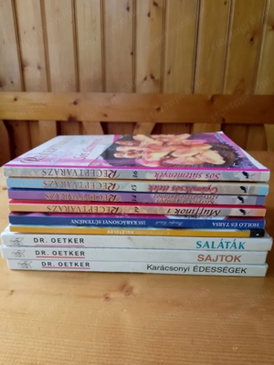 Szakácskönyvek 9db   könyv