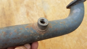 Kymco Xciting 500 kipufogó könyök szondás - kép 2