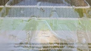 Ajkai kristály tál eladó, új, 32 cm - kép 2