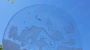 Ajkai kristály tál eladó, új, 32 cm - kép 10