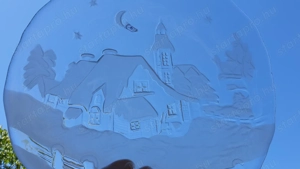 Ajkai kristály tál eladó, új, 32 cm - kép 11