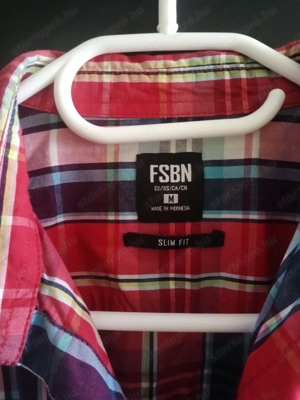 Fsbn férfi ing  M méret 4000ft óbuda  slim fit  south bronx 89 felírattal - kép 3