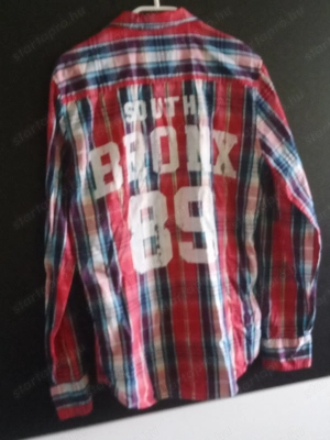 Fsbn férfi ing  M méret 4000ft óbuda  slim fit  south bronx 89 felírattal - kép 4