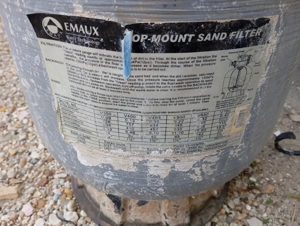Emaux Top-Mount homokszűrő eladó - kép 3