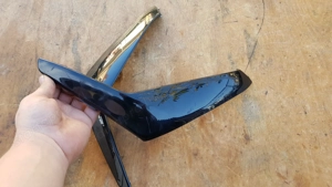 Kymco People GT 125 - 200 irányjelző takaró műanyag pár - kép 3