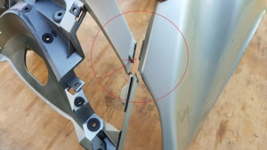 Yamaha Majesty YP 250 első idom sérült - kép 2