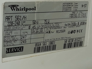 Whirlpool ART561 A 247L-es hűtőgép működő - kép 5