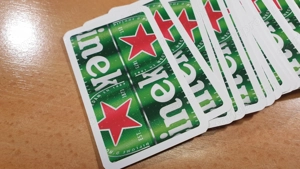 Heineken kártya pakli eladó, új, belga - kép 12