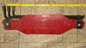 Masszív robusztus erős elakadásjelző, szétnyitható acél lábakkal, tokkal, eladó - kép 5