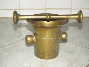 Réz mozsár rézmozsár törővel nr.1 - kép 3