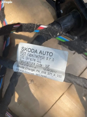 Skoda superb III kábelköteg 3v0 971693 AK posta megoldható - kép 3
