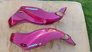 Kymco people 250 oldalidom pár  piros - kép 6