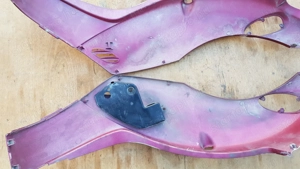 Kymco people 250 oldalidom pár  piros - kép 10