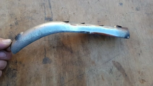 Kymco people 250 kipufogó könyök hővédő lemez - kép 3