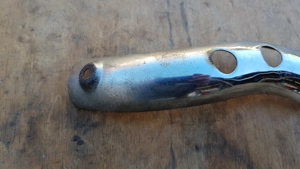 Kymco people 250 kipufogó könyök hővédő lemez - kép 2