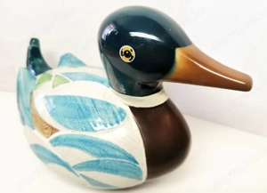 Goebel porcelánfigura, mandarinkacsa 1984 Georges Selim Design - kép 5