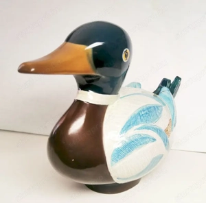 Goebel porcelánfigura, mandarinkacsa 1984 Georges Selim Design - kép 2