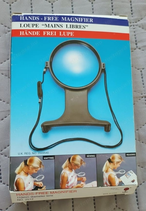 2,5x100mm-es nagyítású nyakba akasztható nagyító, lupe