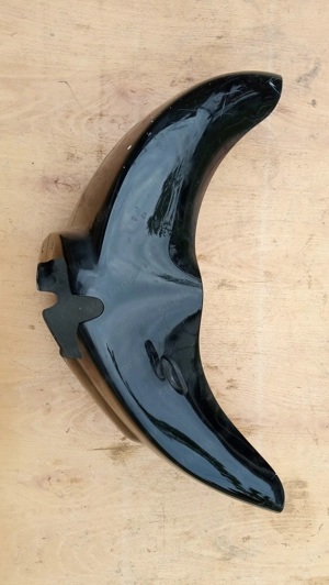 Aprilia Scarabeo 125 - 200 első sárvédő 3 fekete - kép 3