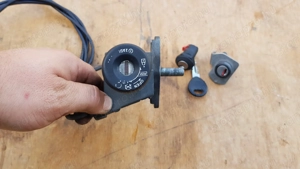 Aprilia Scarabeo 125 - 250 (piaggio) gyújtáskapcsoló zárszettel - kép 2