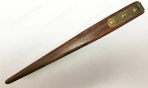 Antik rózsafa-bronz mandula, mogyoró törő kéziszerszám 1950-s évek Carl Aubock Dánia - kép 2