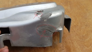 Kymco Grand Dink 250 kuplung fedél borítás sérült - kép 2