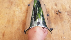 Kymco Grand Dink 250 kipufogó hővédő lemez - kép 5