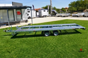 Új autószállító utánfutó (550x210cm - 2700kg) akciósan bruttó 1.890.000 Ft - kép 5