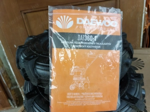 Daewoo DAT360-1 tipusú 161cc 4 ütemű motor 3 hp 45cm munka szélesség 4 kapa benzines kapálógép haszn - kép 8
