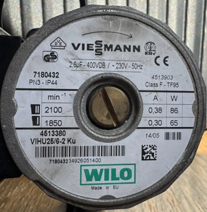 Használt WIESSMANN VITOPEND 100 gázkazán alkatrészek - kép 5