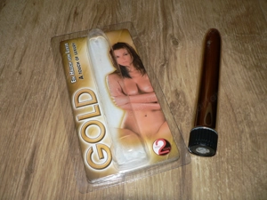 Aranyszínű fémes csillogású rúdvibrátor - You2ToysGold - kép 6
