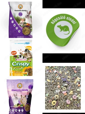 Rágcsáló-, kisemlős eleségek, kiegészítők Hali-Madár - kép 19