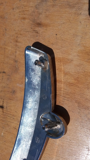 Aprilia scarabeo light 125 - 200 krómdísz előre - kép 6