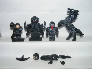Lego Marvel Superhős figurák Venom Szimbióta nagy figura + zombi ló figura 4db - kép 3
