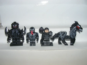 Lego Marvel Superhős figurák Venom Szimbióta nagy figura + zombi ló figura 4db - kép 5